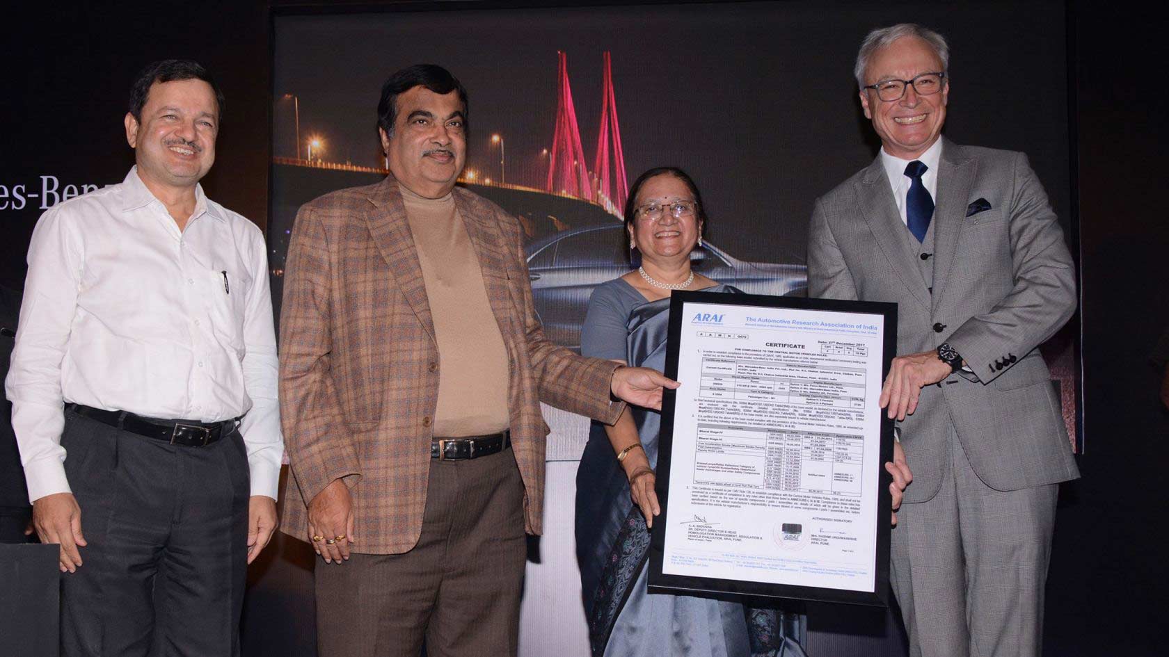 Mercedes-Benz-India-BS-VI-Vehicle-ARAI-Certificate