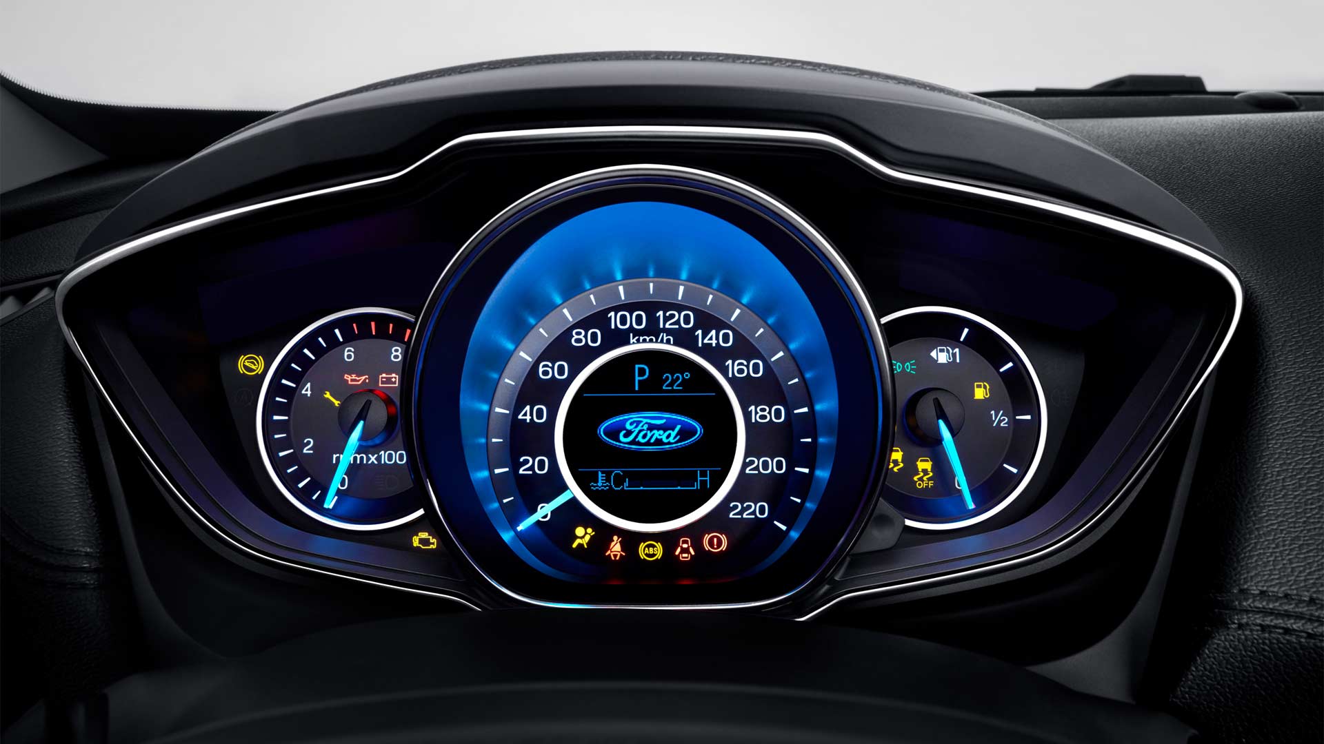 2018-Ford-Escort-China-instrument-cluster