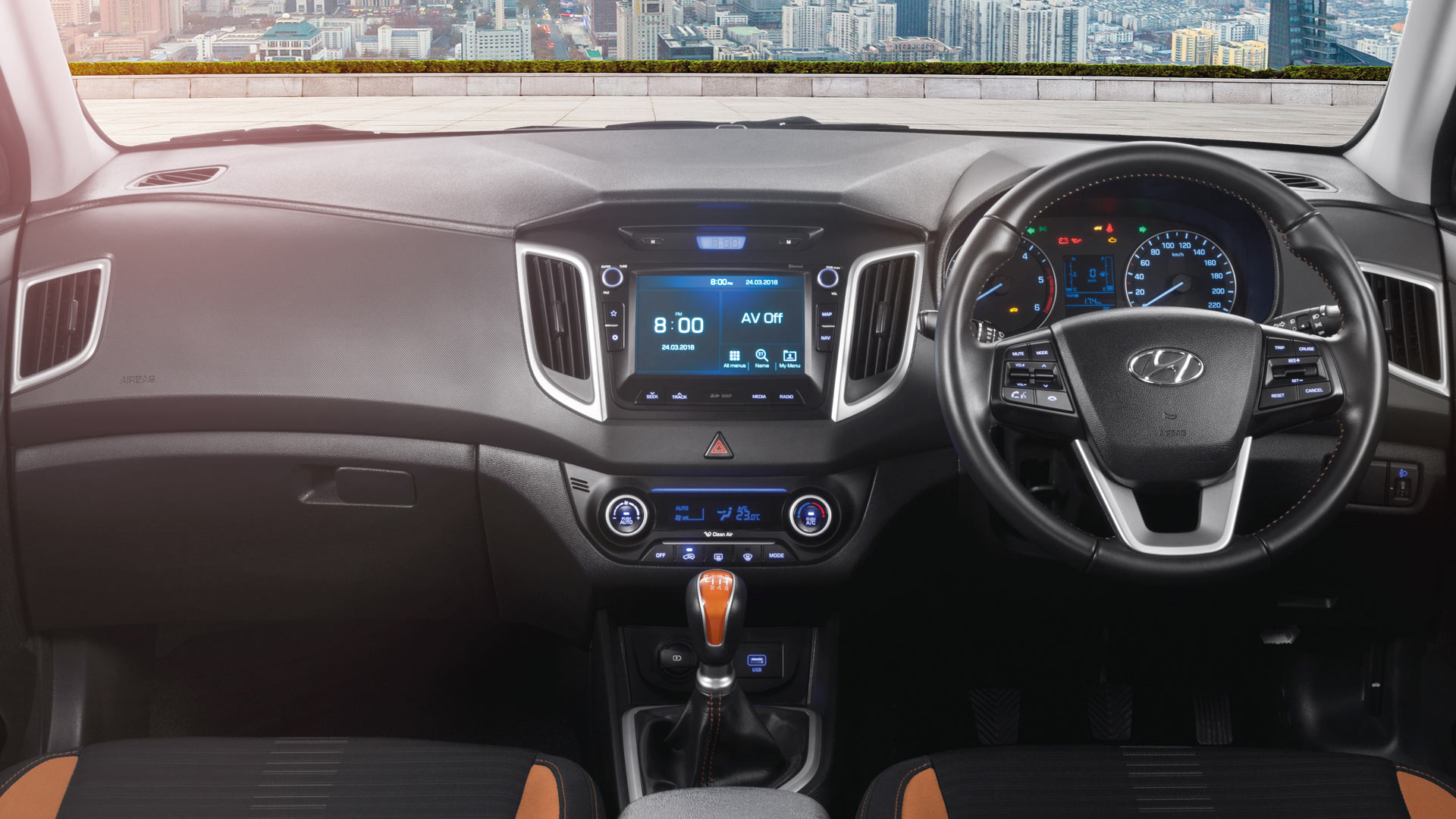 2018-Hyundai-Creta-facelift-Interior