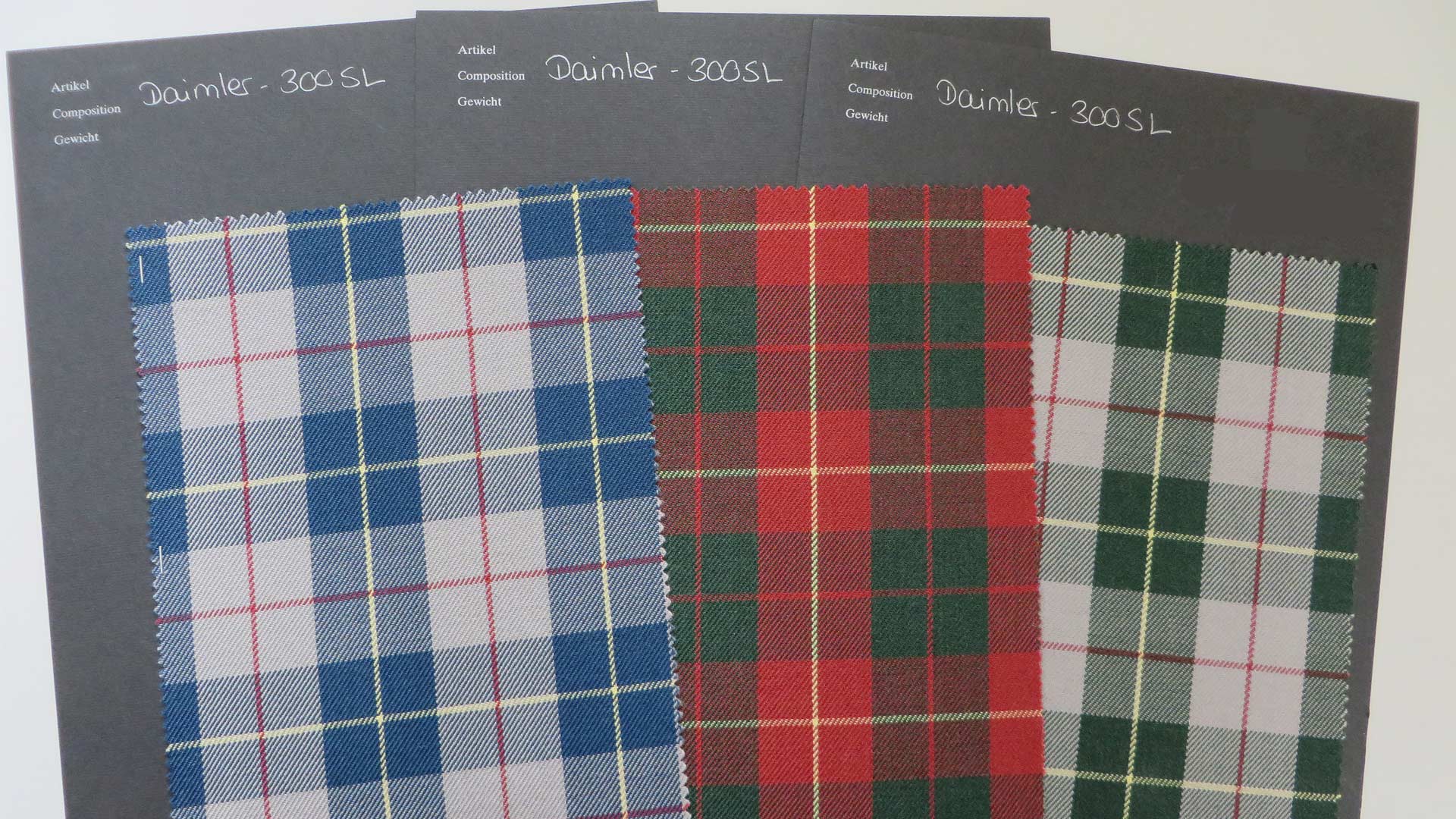 Mercedes-Benz 300 SL Gullwing original fabric upholstery