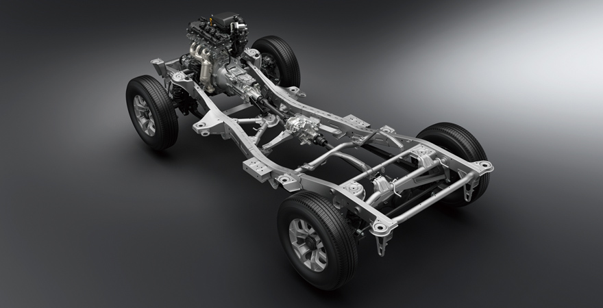 2019-Suzuki-Jimny-ladder-frame-chassis