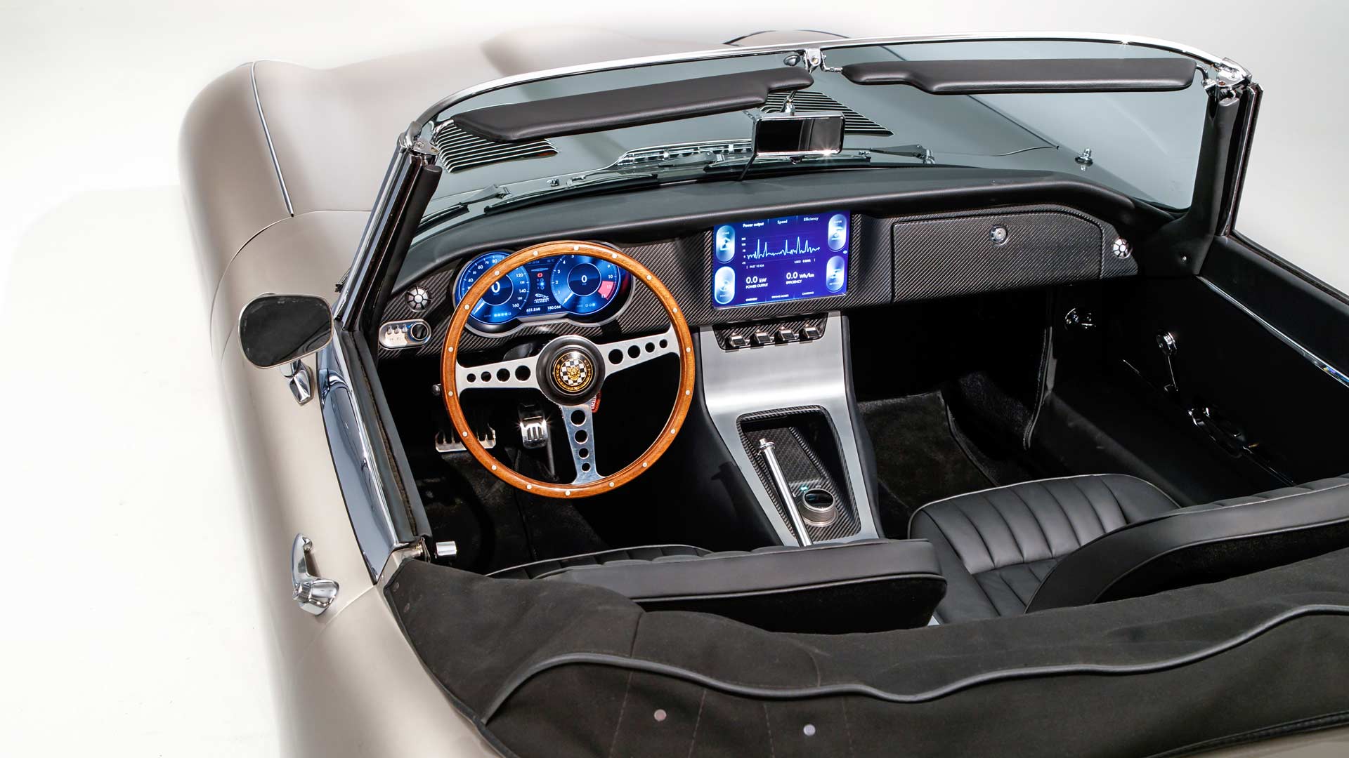 2020 Jaguar E-Type Zero Classic electric interior