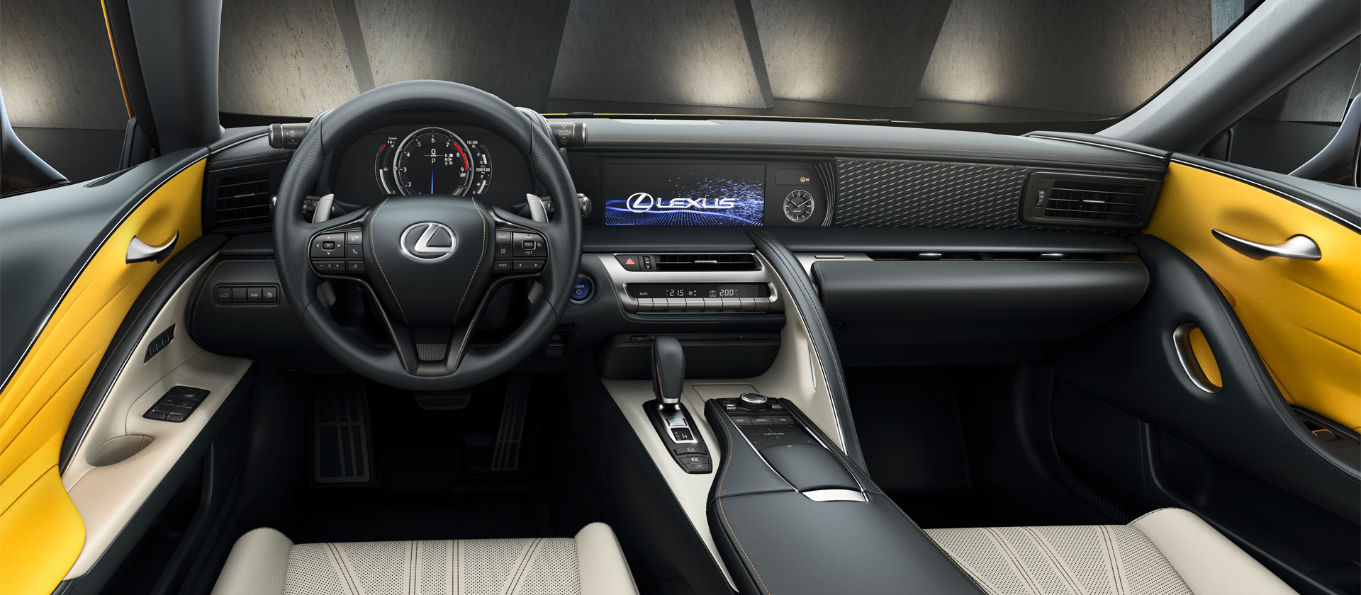 Lexus-LC-Yellow-Edition-interior