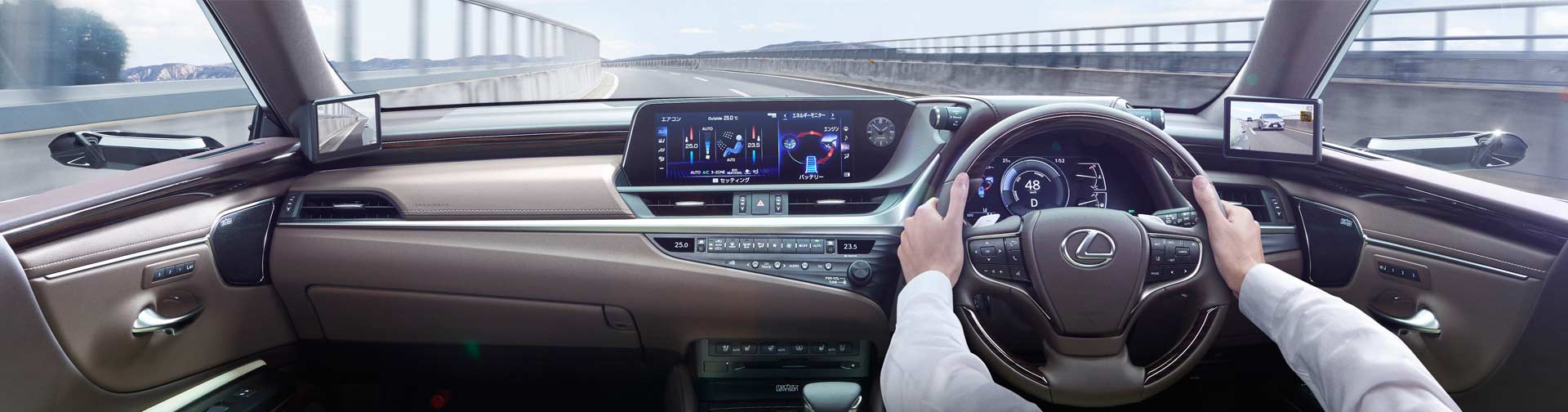 Lexus Digital Side-View Monitor 2019 ES 300h Interior