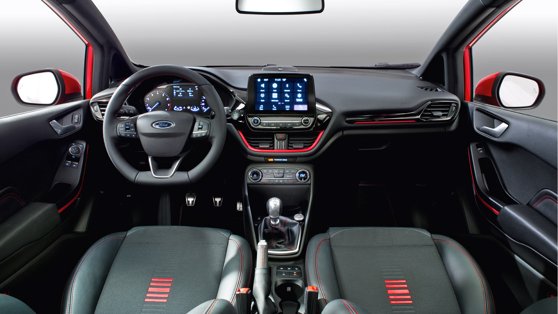 2018 Ford Fiesta ST-Line Red Black Edition Interior