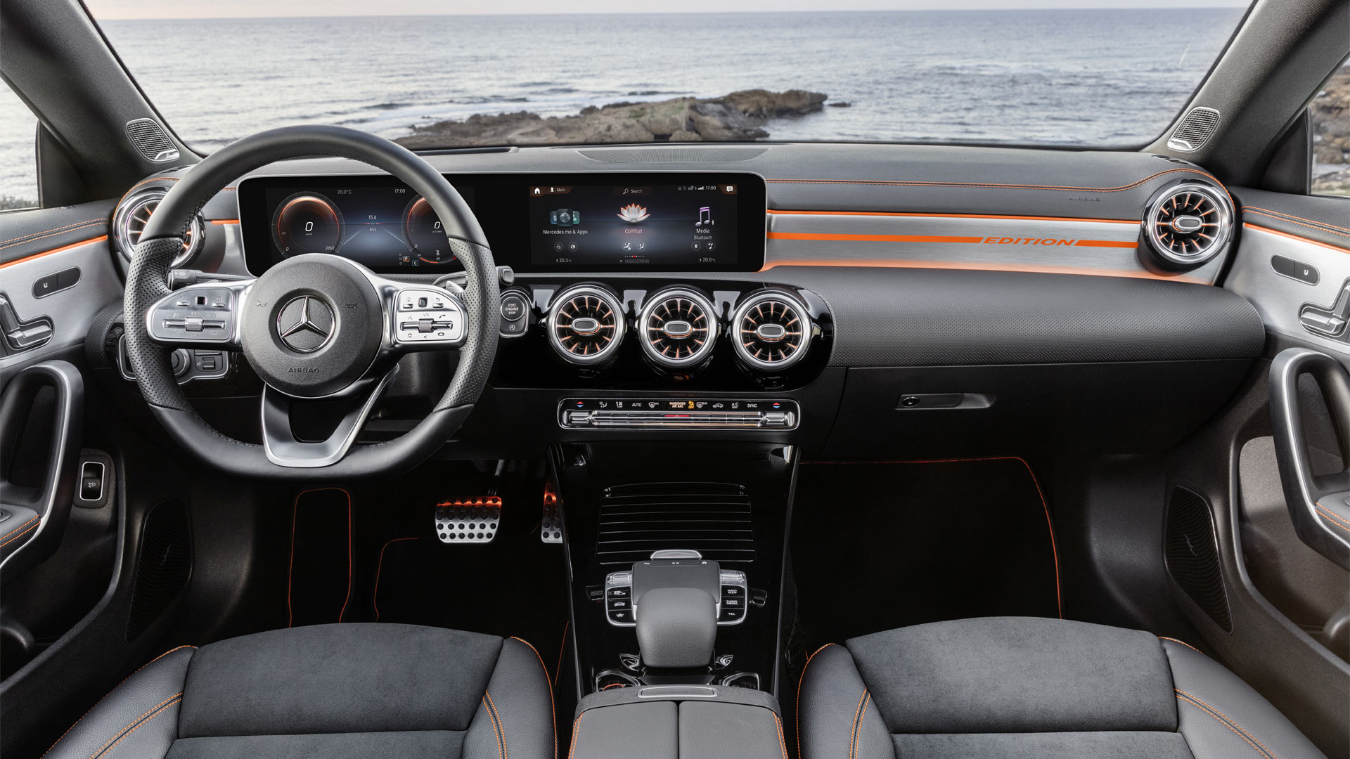 second generation 2020-Mercedes-Benz-CLA-Coupé-Edition 1 Interior