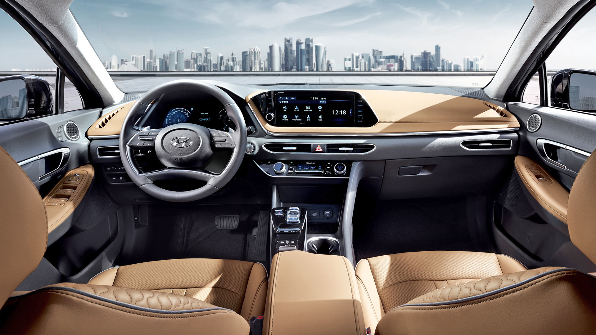 8th generation 2020 Hyundai Sonata Interior