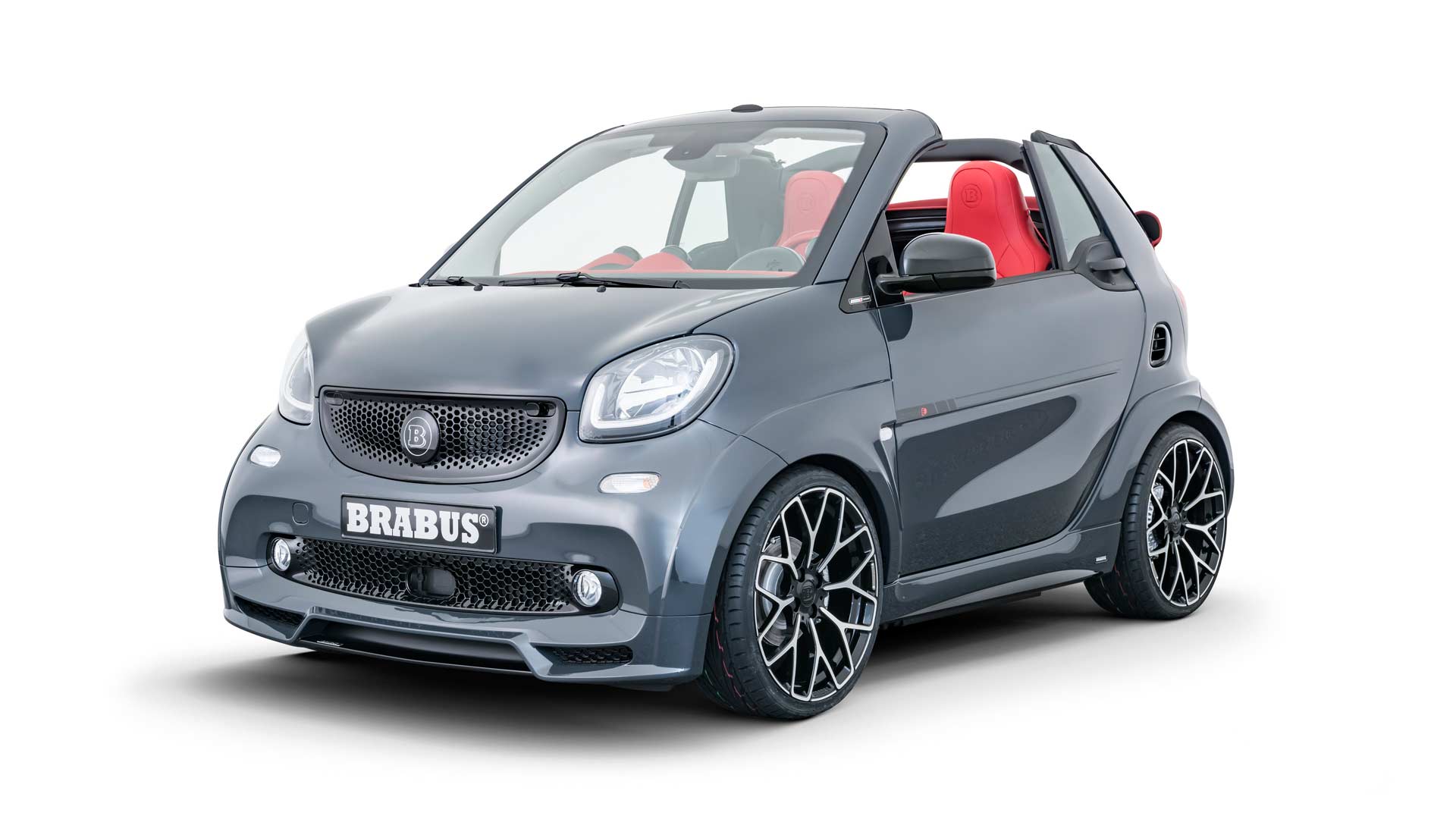 smart EQ fortwo cabrio gets Brabus's Shadow treatment - Autodevot