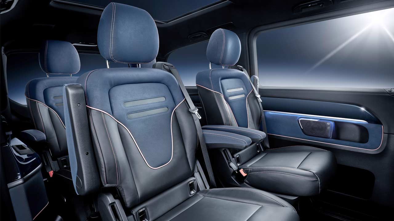 Mercedes-Benz Concept EQV Interior Rear Seats