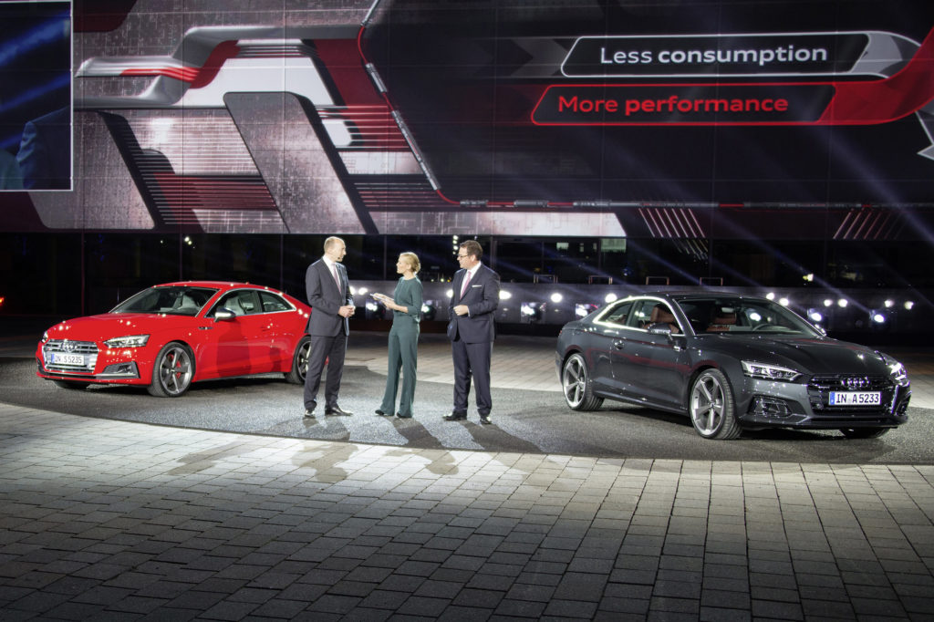 World premiere Audi A5/S5 Coupé, Ingolstadt