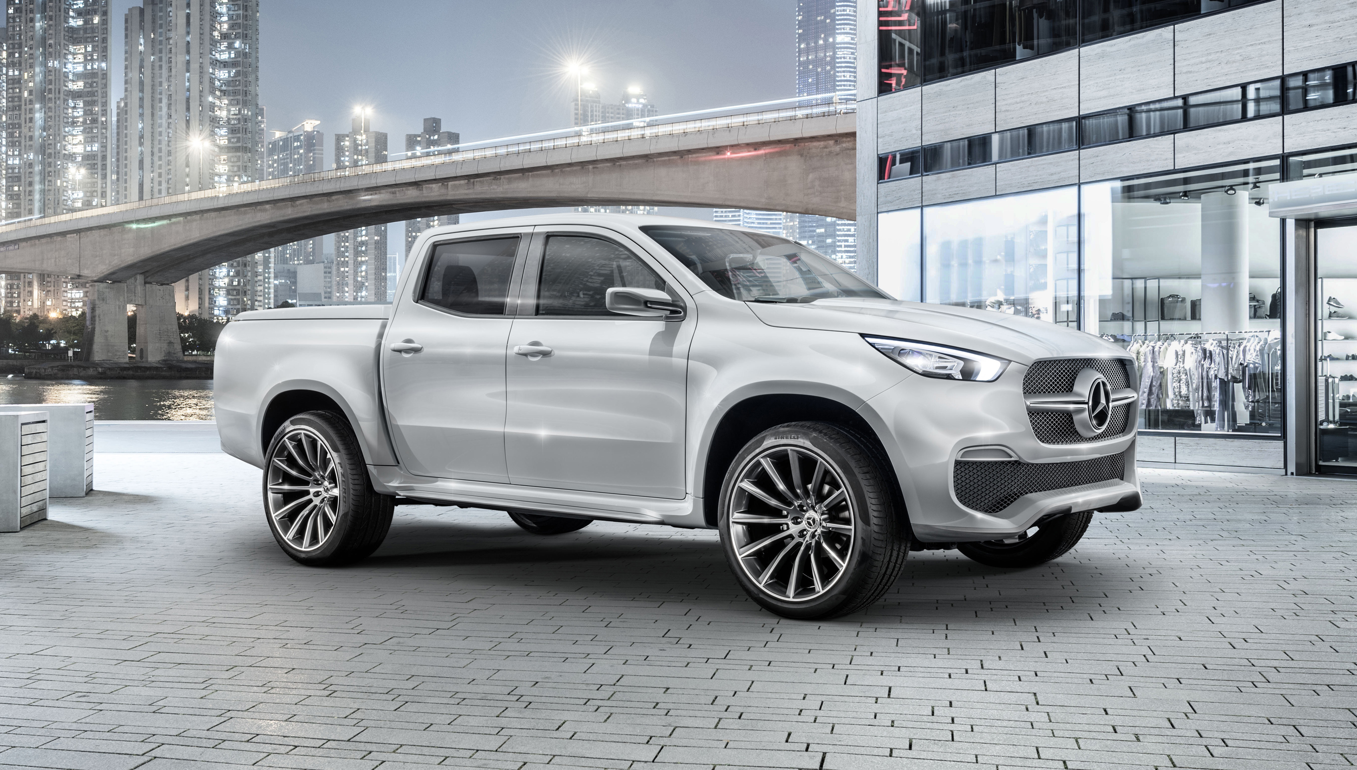 Mercedes-Benz Concept X-CLASS – Erster Ausblick auf den neuen Pickup mit Stern