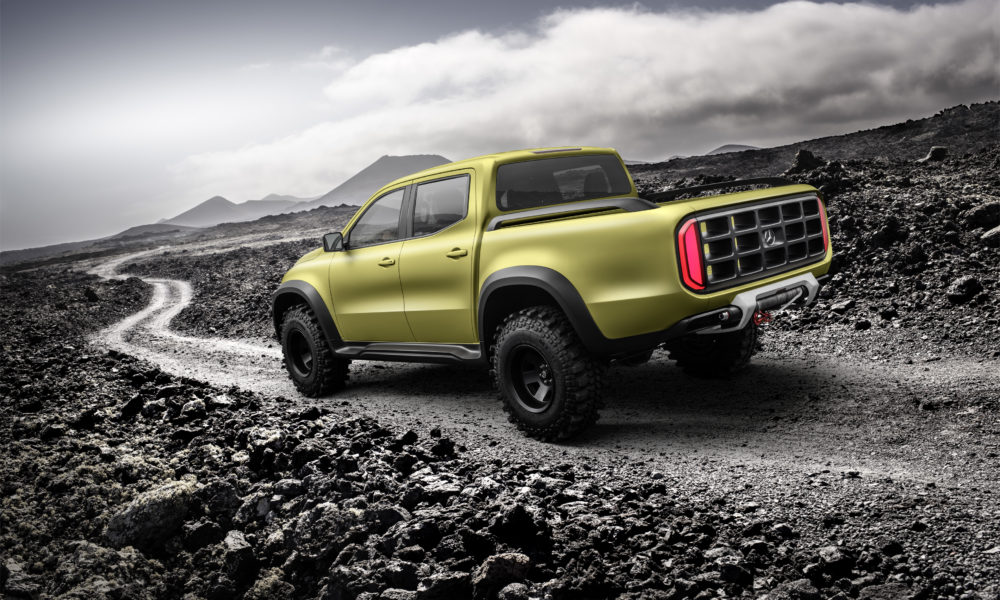 Mercedes-Benz Concept X-CLASS powerful adventurer – Exterieur, Lemonaxmetallic ;

Mercedes-Benz Concept X-CLASS powerful adventurer – Exterior, Lemonax metallic;