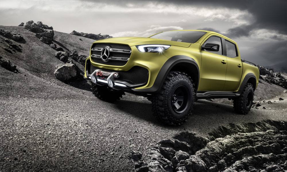 Mercedes-Benz Concept X-CLASS – Erster Ausblick auf den neuen Pickup mit Stern