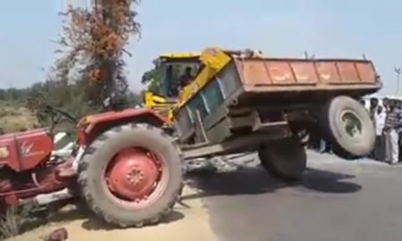 Tractor-commit-suicide