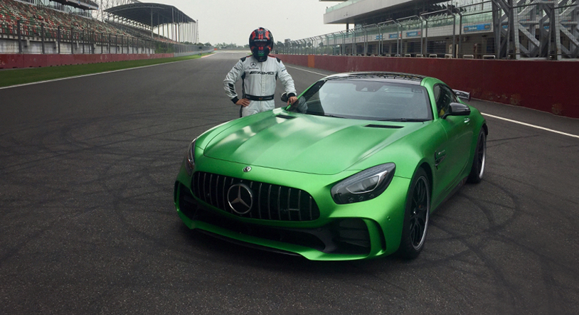 Mercedes-AMG GT R-Buddh International Circuit