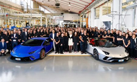 Lamborghini-rolls-out-7,000th-Aventador-and-9,000-Huracan