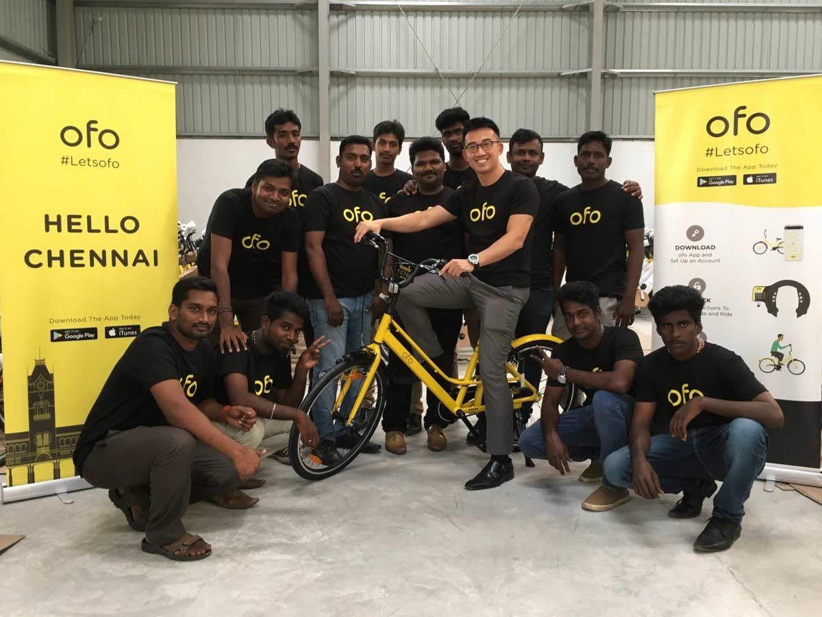 Ofo-bicycle-sharing-enters-India-Chennai