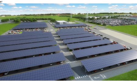 Bentley to build UK's largest solar car port
