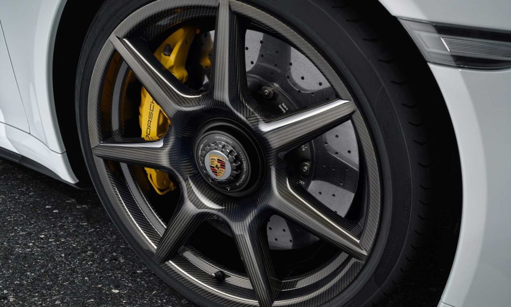 Porsche 911 Turbo 20-inch Braided Carbon wheels with central lock_3