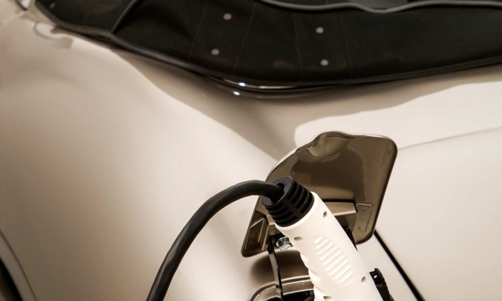 2020 Jaguar E-Type Zero Classic electric - charging port