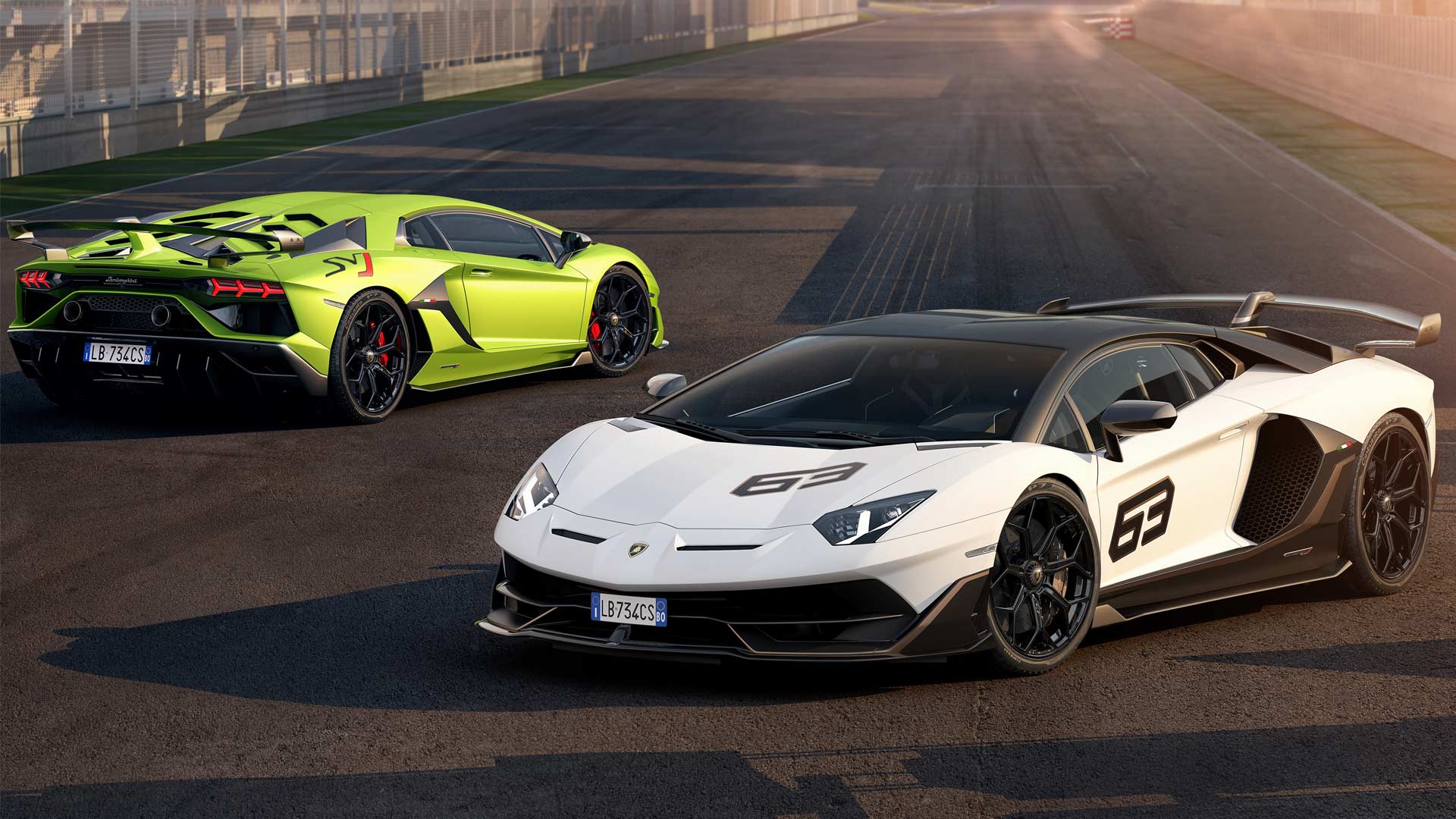 Lamborghini Aventador SVJ and SVJ 63