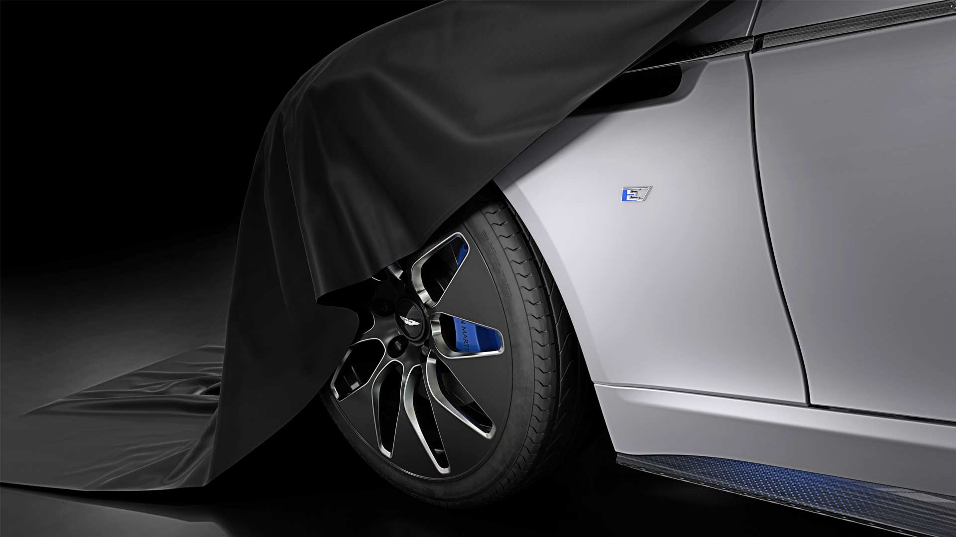 Aston Martin Rapide E electric vehicle teaser