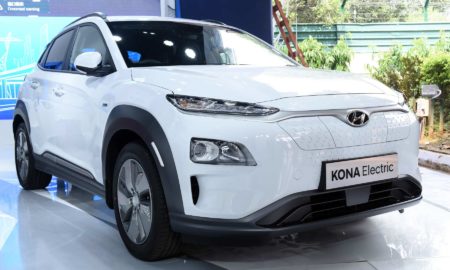 Hyundai Kona Electric showcased at Move_The Global Mobility Summit 2018 India