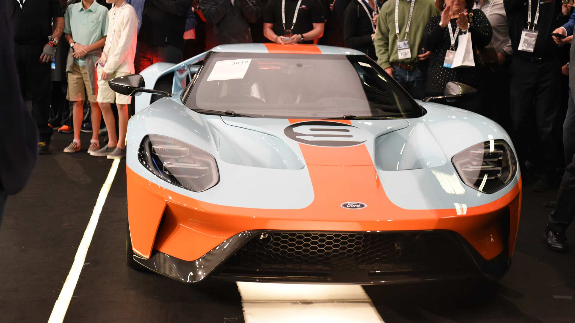 2019-Ford-GT-heritage-edition-Gulf-livery-Barrett-Jackson-auction