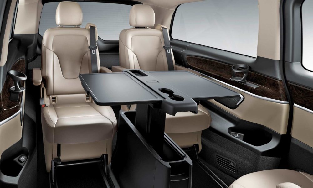 Mercedes-Benz V-Class Interior silk beige Lugano leather Table Package