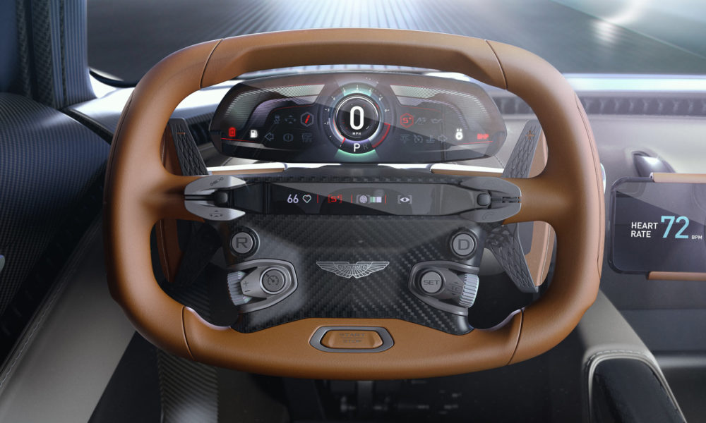Aston Martin AM-RB 003 Interior Steering Wheel Instrument Cluster Display