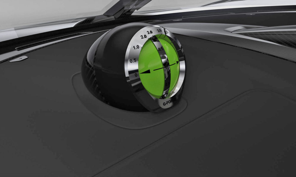 Koenigsegg-Jesko Interior Analogue G-Force Meter