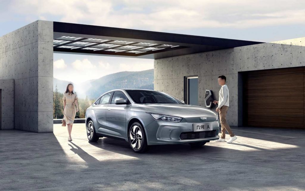 Geometry A is an all-electric sedan from Geely's new EV brand - Autodevot