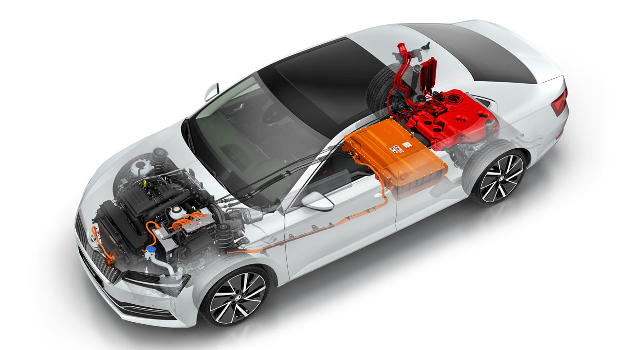 2020-Skoda-Superb-iV-Plug-In-Hybrid-Chassis-Battery