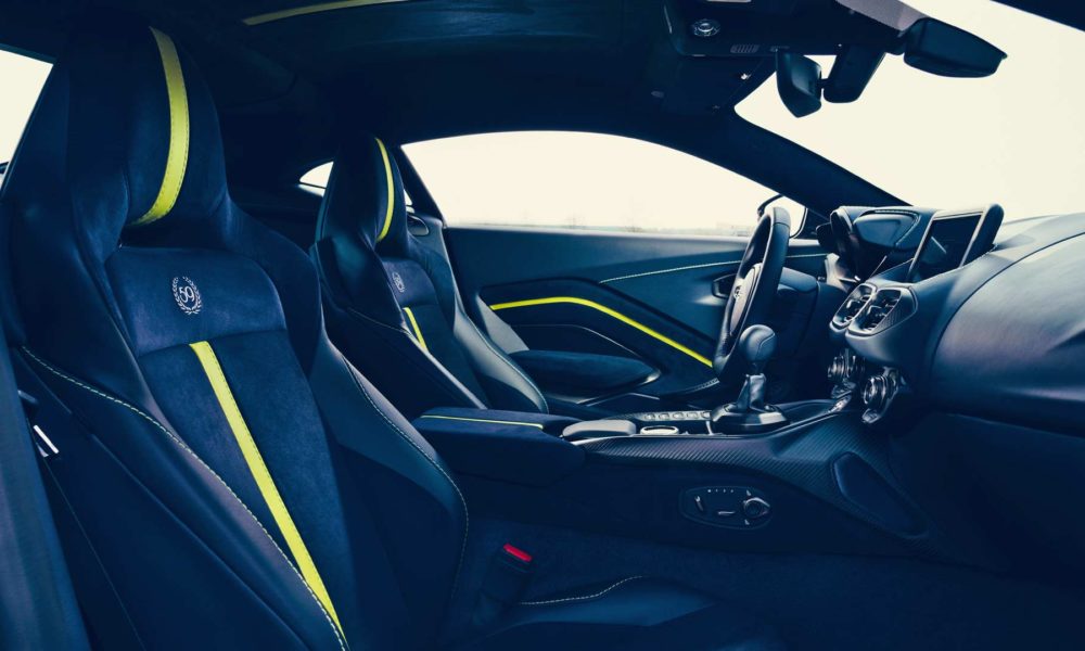 Aston Martin Vantage AMR Interior with 7-speed manual transmission