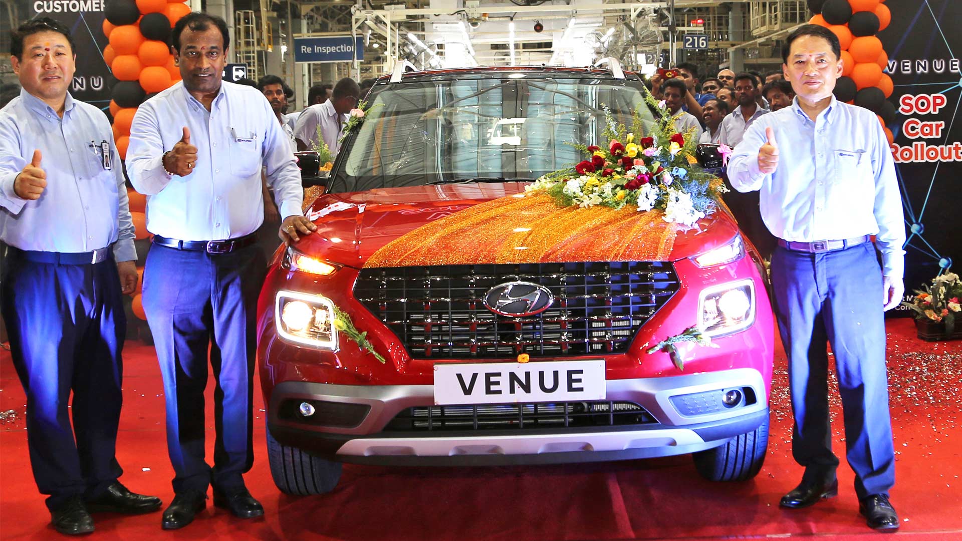 First Hyundai Venue rolls off assembly line India