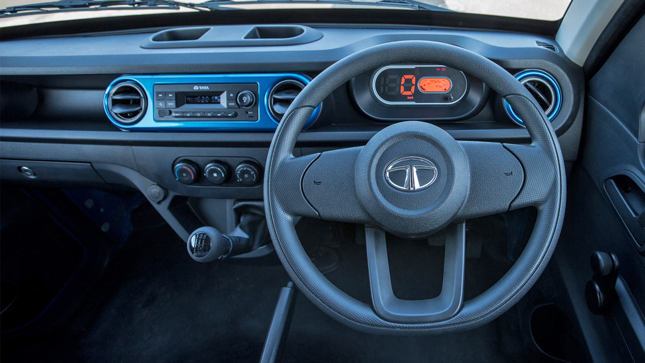 Tata Intra compact truck Interior Steering Wheel Instrument Cluster