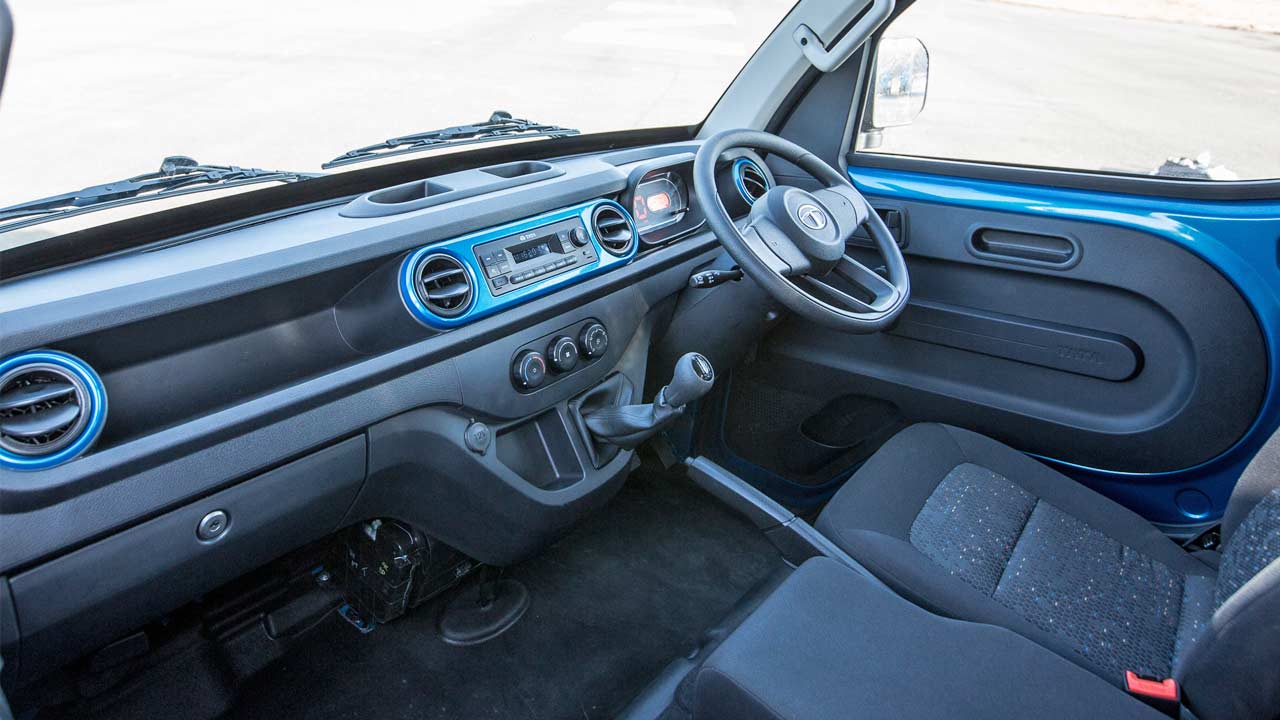 Tata Intra compact truck Interior