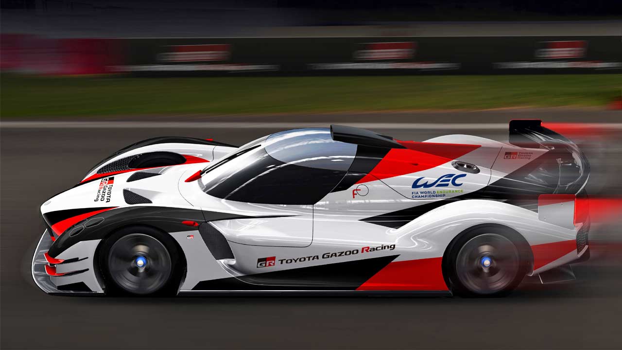 2020-2021 Toyota WEC Prototype race car