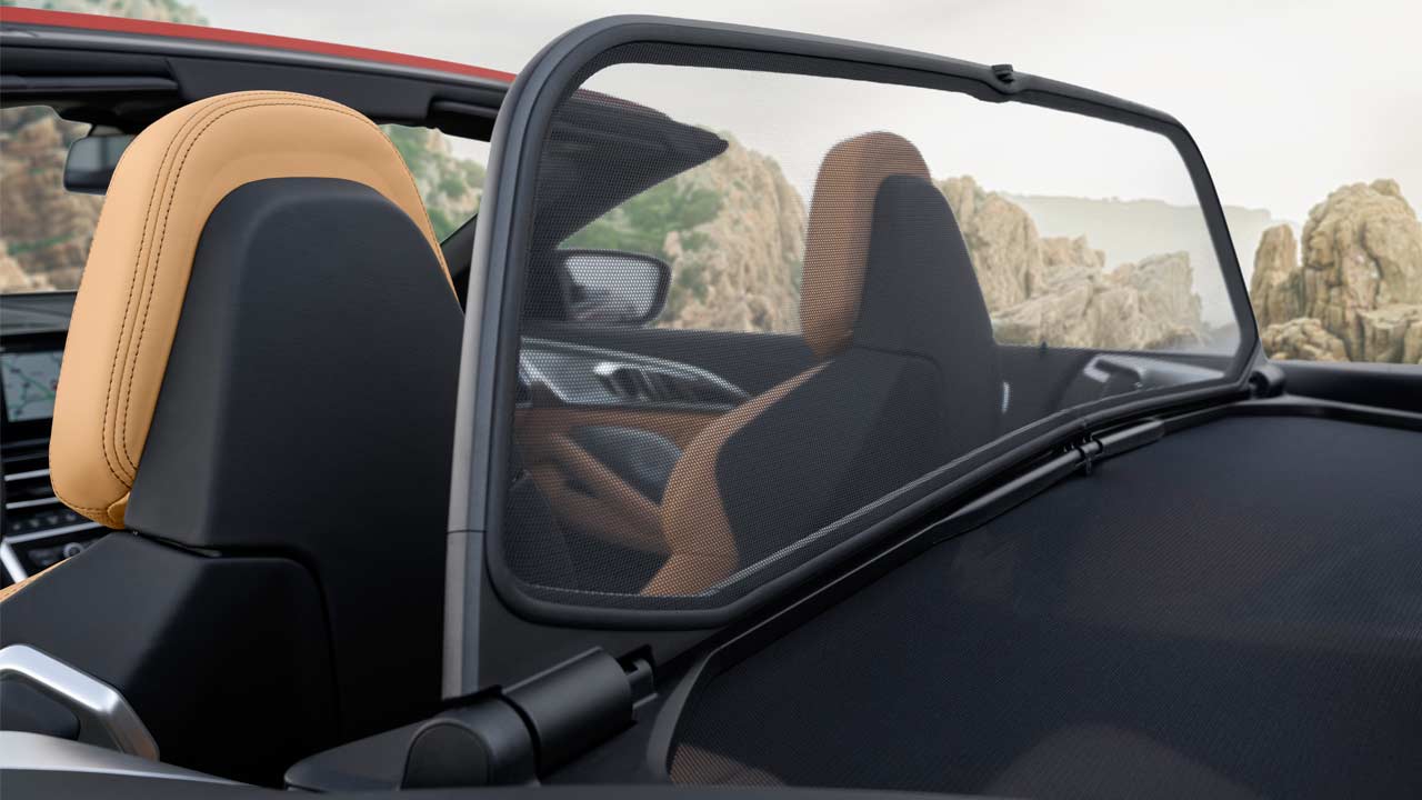 2020 BMW M8 Competition Convertible Wind Deflector
