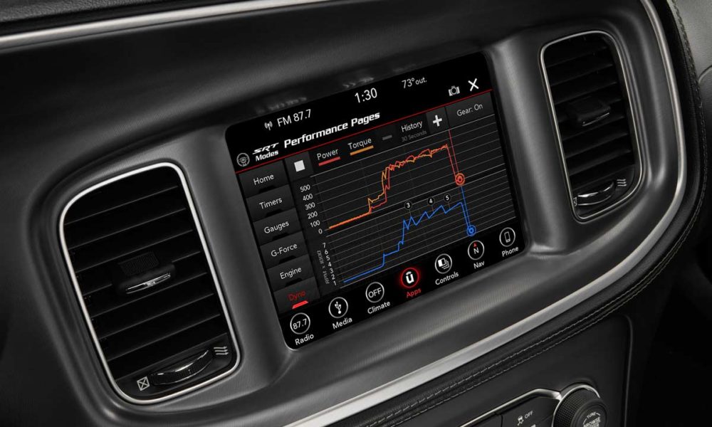 2020 Dodge Charger Scat Pack Widebody Infotainment System - Performance Data