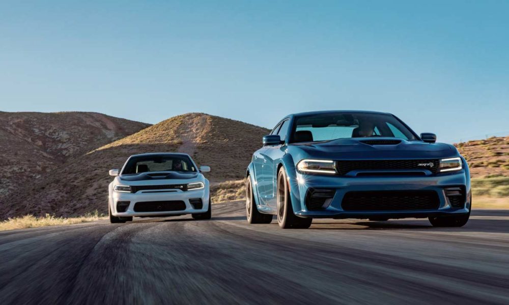 2020 Dodge Charger Scat Pack Widebody and 2020 Dodge Charger SRT Hellcat Widebody