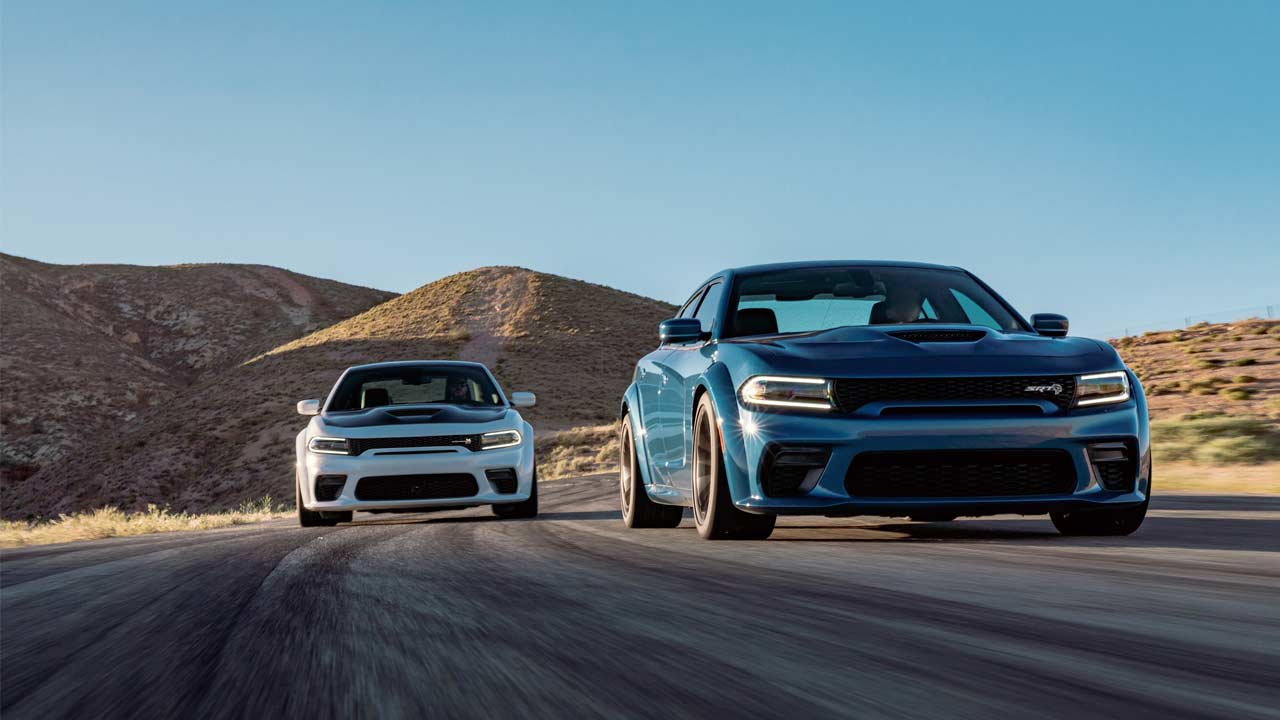 2020 Dodge Charger Scat Pack Widebody and 2020 Dodge Charger SRT Hellcat Widebody