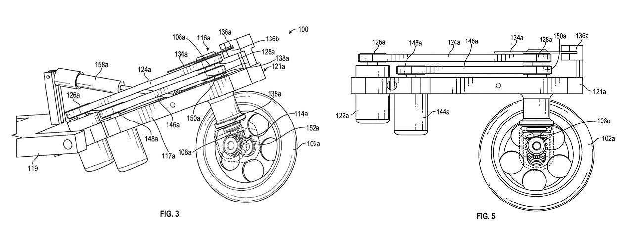 Facebook - Self-Balancing - Robotic -Two Wheeler - Patent Drawings_3 US20190161132