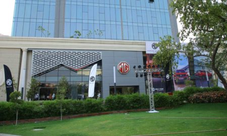 MG-Motors-flagship-store-Gurugram-India