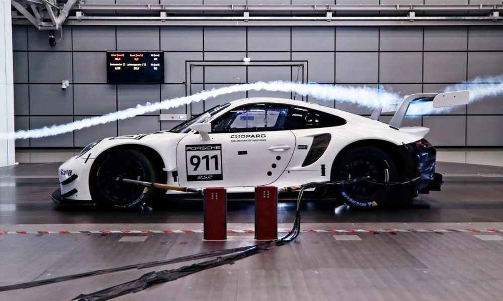 2019 Porsche 911 RSR wind tunnel test