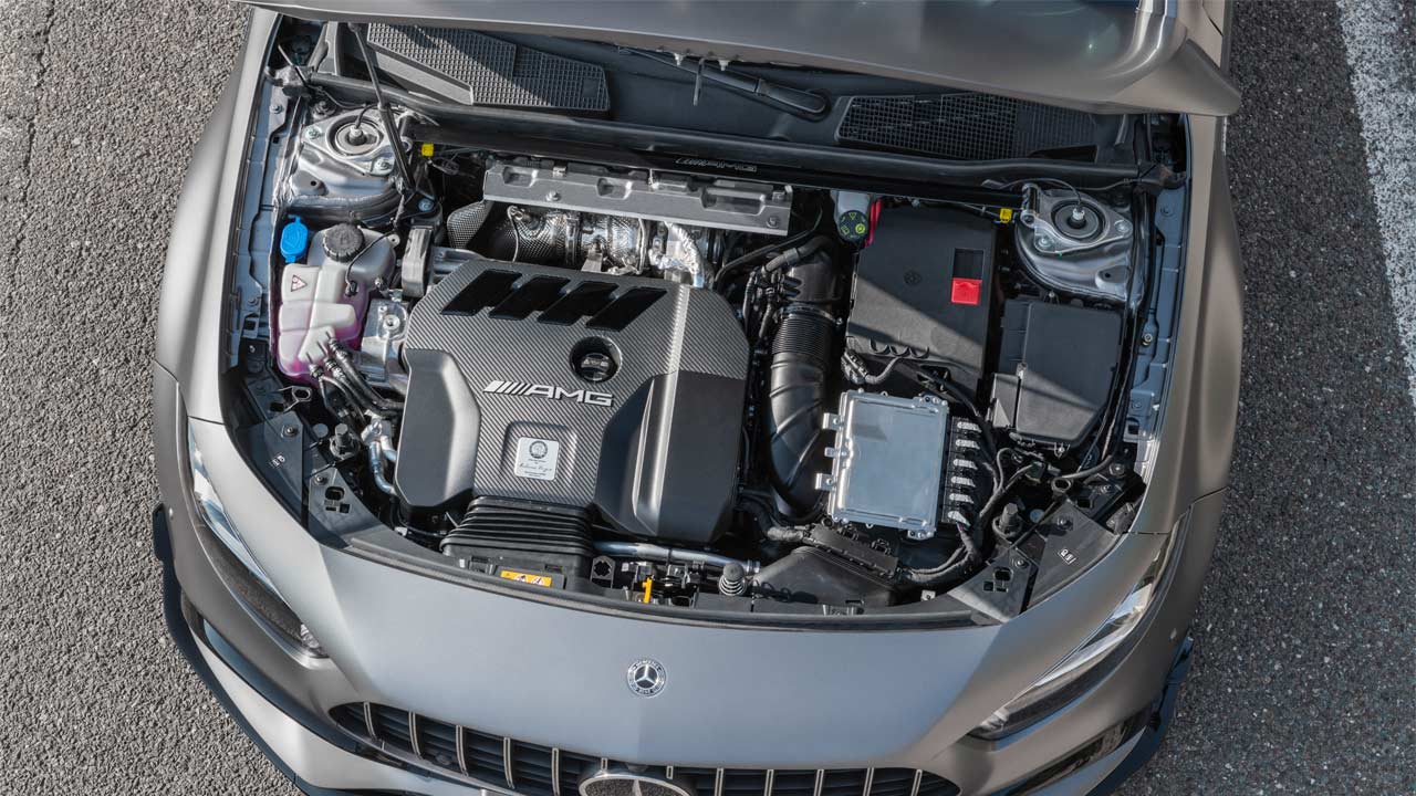 2020 Mercedes-AMG A 45 S 4Matic+ Engine