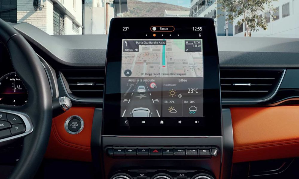 2nd-generation 2020 Renault Captur Interior Touchscreen