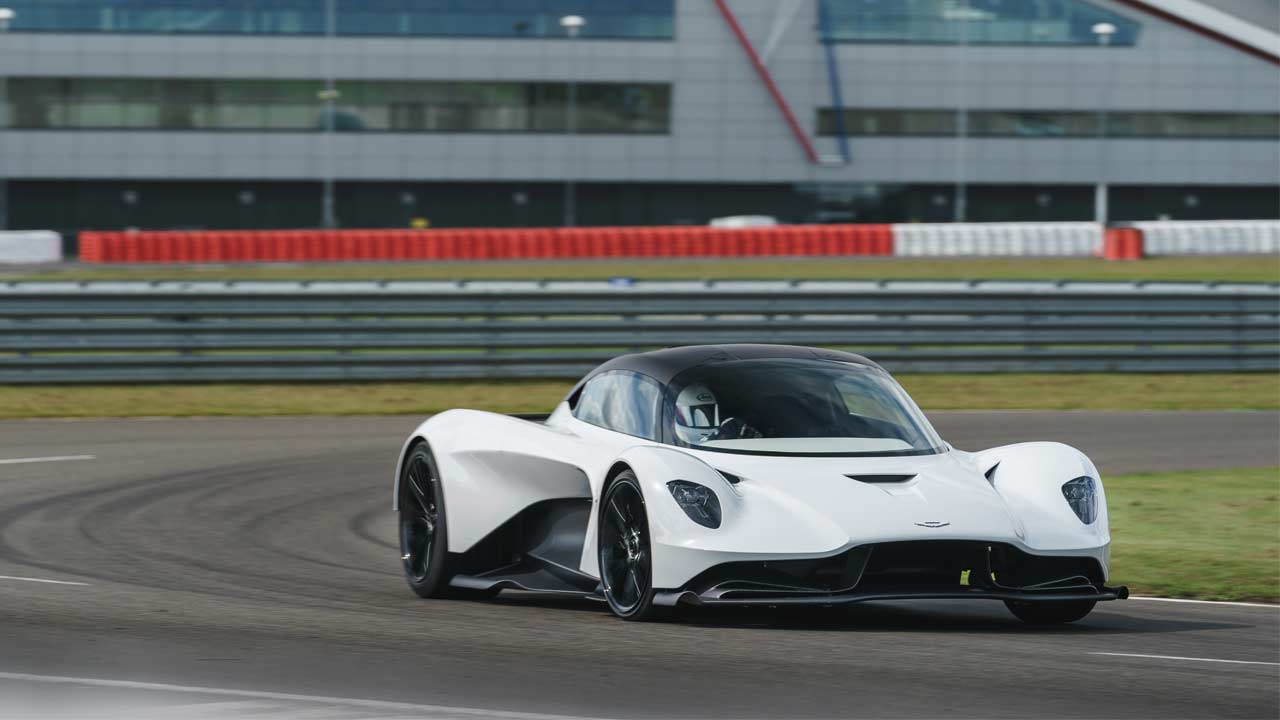 Aston Martin Valhalla track testing - Silverstone