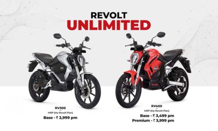 Revolt-RV300-and-RV400-electric-motorcycles-India-launch