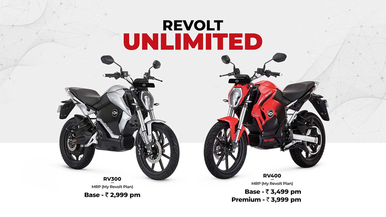 Revolt-RV300-and-RV400-electric-motorcycles-India-launch
